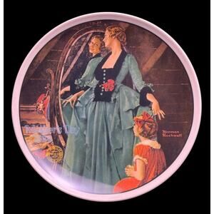 1984 Norman Rockwell Grandma’s Courting Dress Mother’s Day Plate Knowles 8.5"